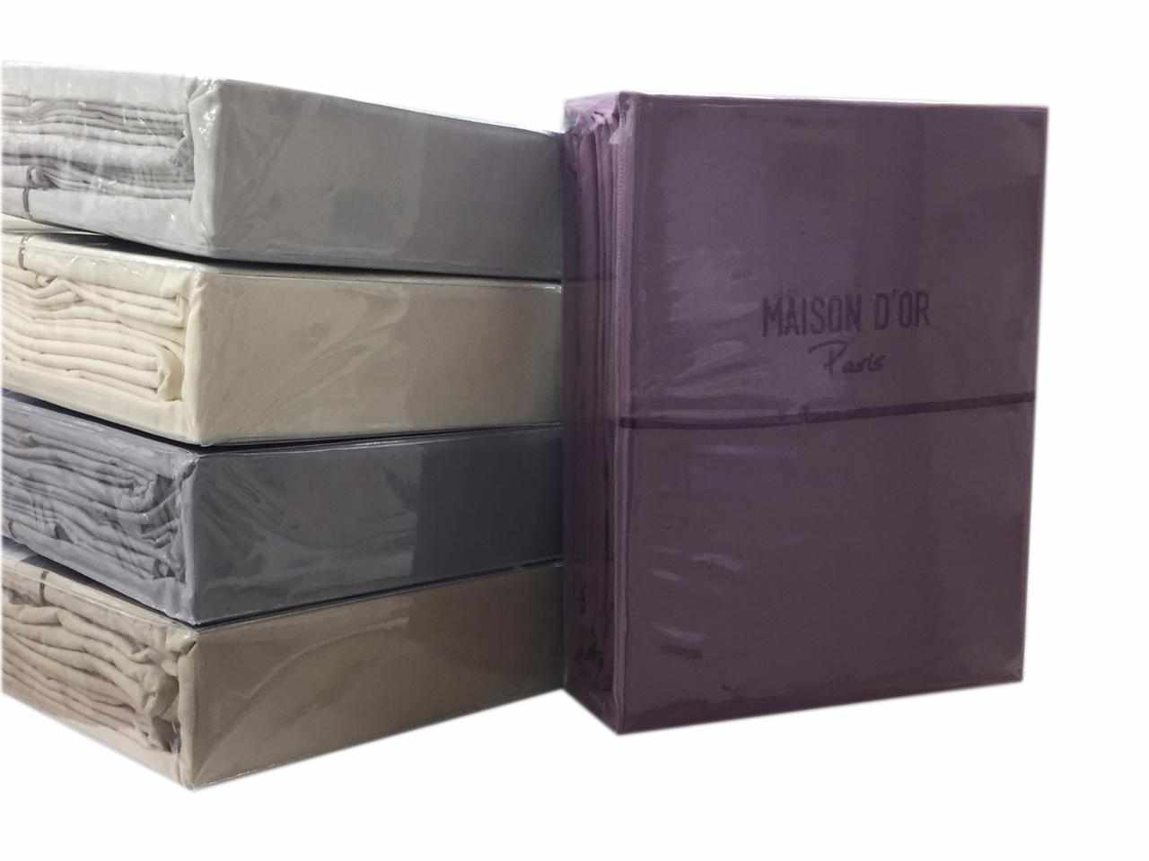 Постельное белье MAISON DOR SPRING евро комплект (простыня на резинке)