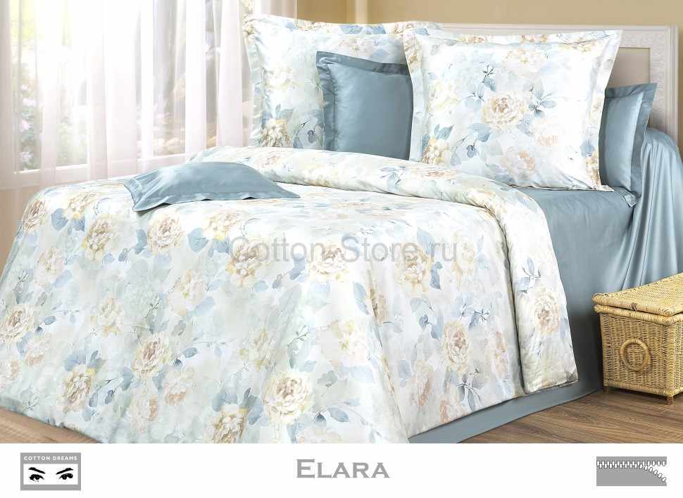 Постельное белье COTTON DREAMS дизайн "ELARA" семейный комплект, коллекция PHILOSOPHY Премиум сатин 400 нитей