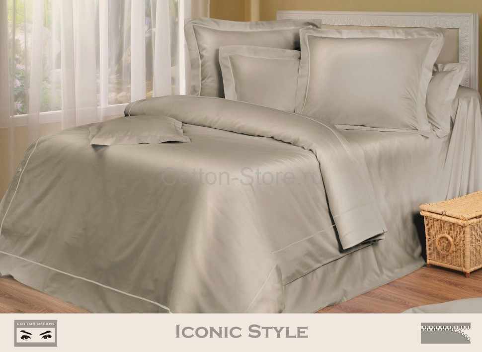 Постельное белье COTTON DREAMS дизайн "ICONIC STYLE" семейный комплект, коллекция Премиата