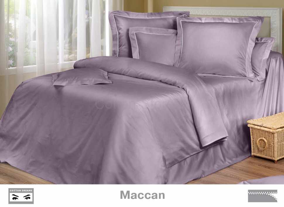 Постельное белье COTTON DREAMS дизайн "MACCAN" евро комплект, коллекция Премиата