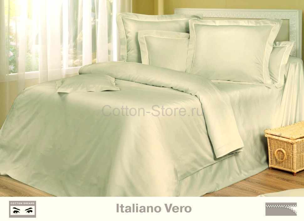 Постельное белье COTTON DREAMS дизайн "ITALIANO VERO" 1.5 спальный комплект, коллекция Премиата