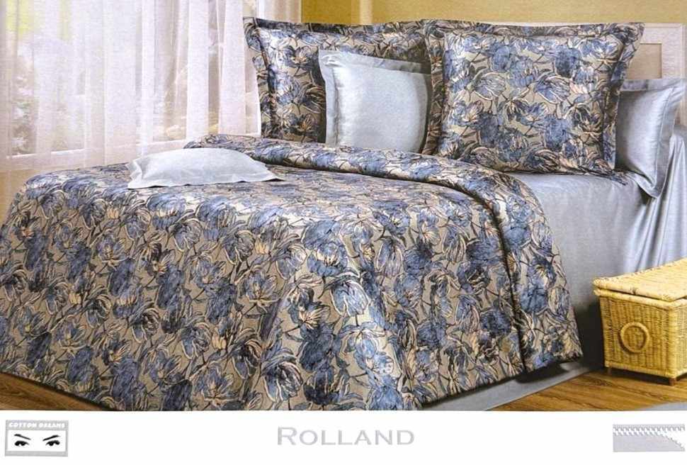 Постельное белье COTTON DREAMS дизайн "ROLLAND" 2 спальный комплект, коллекция PHILOSOPHY Премиум сатин 400 нитей