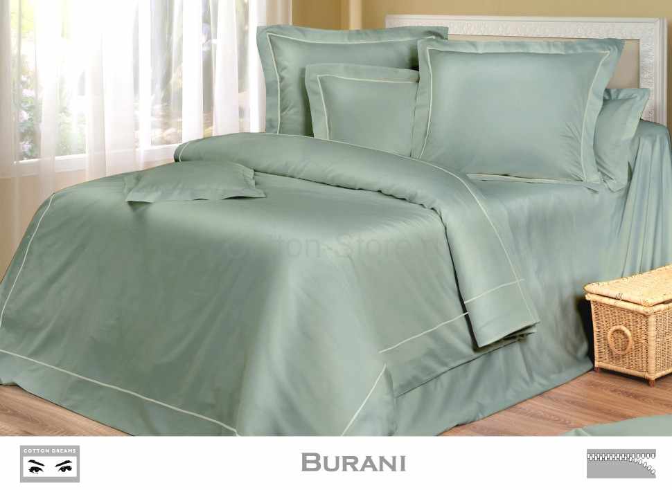 Постельное белье COTTON DREAMS дизайн "BURANI" семейный комплект, коллекция PHILOSOPHY Премиум сатин 400 нитей