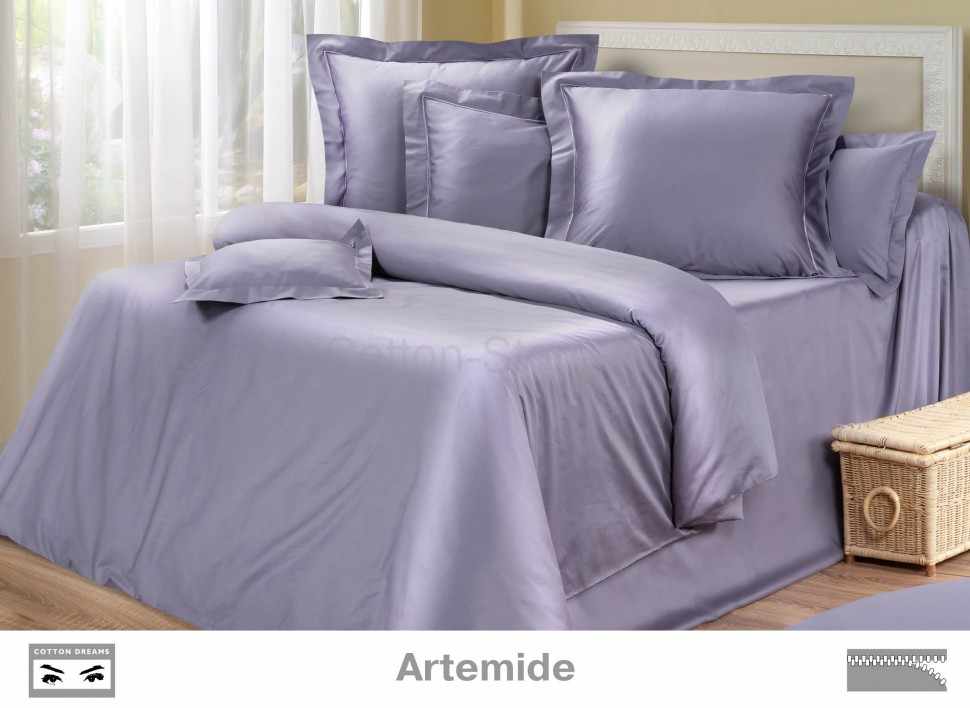 Постельное белье COTTON DREAMS дизайн "ARTEMIDE" 1.5 спальный комплект, коллекция Премиата