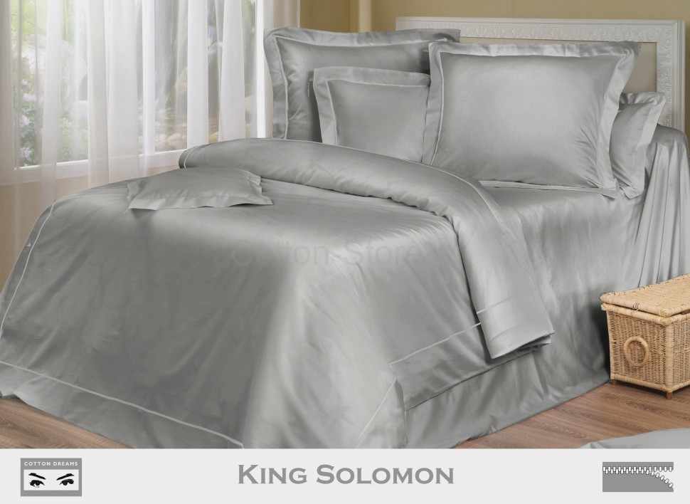 Постельное белье COTTON DREAMS дизайн "KING SOLOMON" евро комплект, коллекция PHILOSOPHY 600 нитей