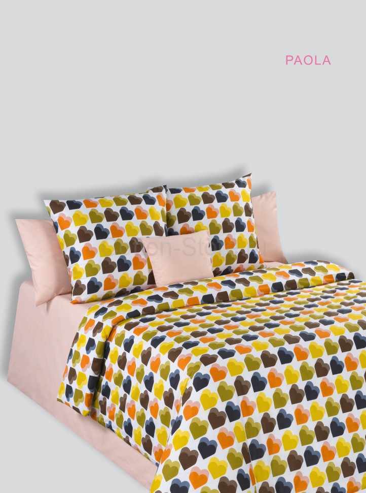 Постельное белье COTTON DREAMS дизайн "PAOLA" 1.5 спальный комплект бязь