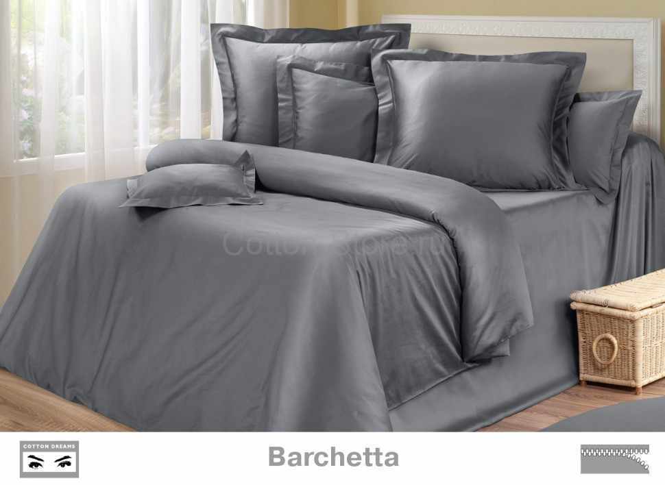 Постельное белье COTTON DREAMS дизайн "BARCHETTA" 2 спальный комплект, коллекция Премиата