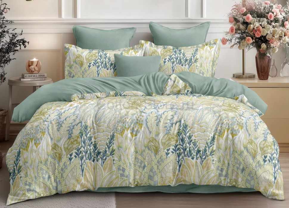 Постельное белье COTTON DREAMS дизайн "PRIMA VERA" евро комплект сатин