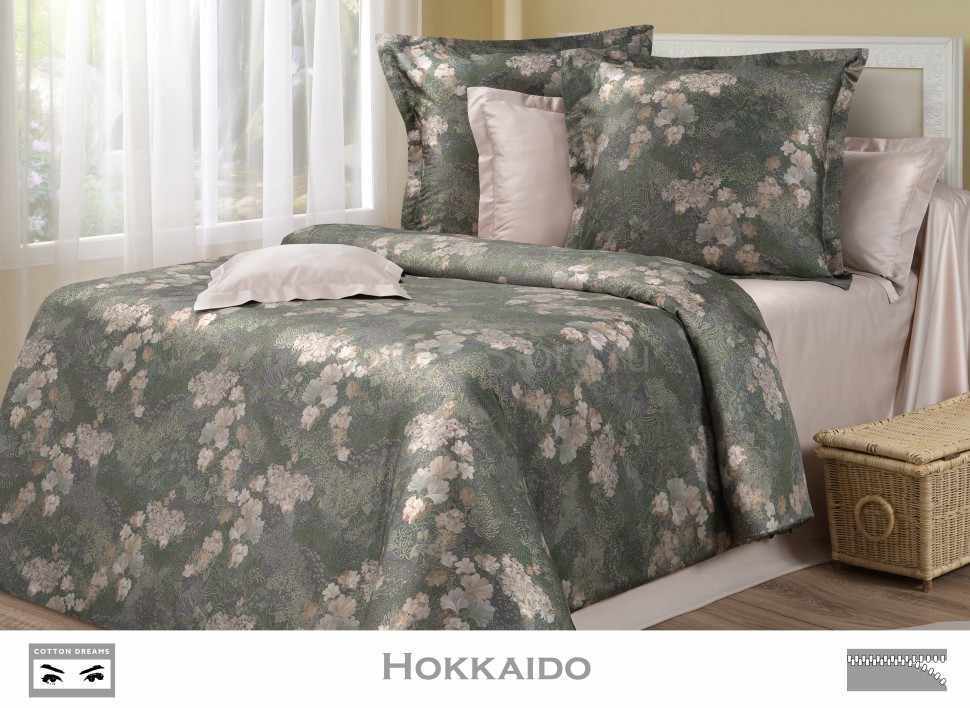 Постельное белье COTTON DREAMS дизайн "HOKKAIDO" семейный комплект, коллекция PHILOSOPHY Премиум сатин 400 нитей
