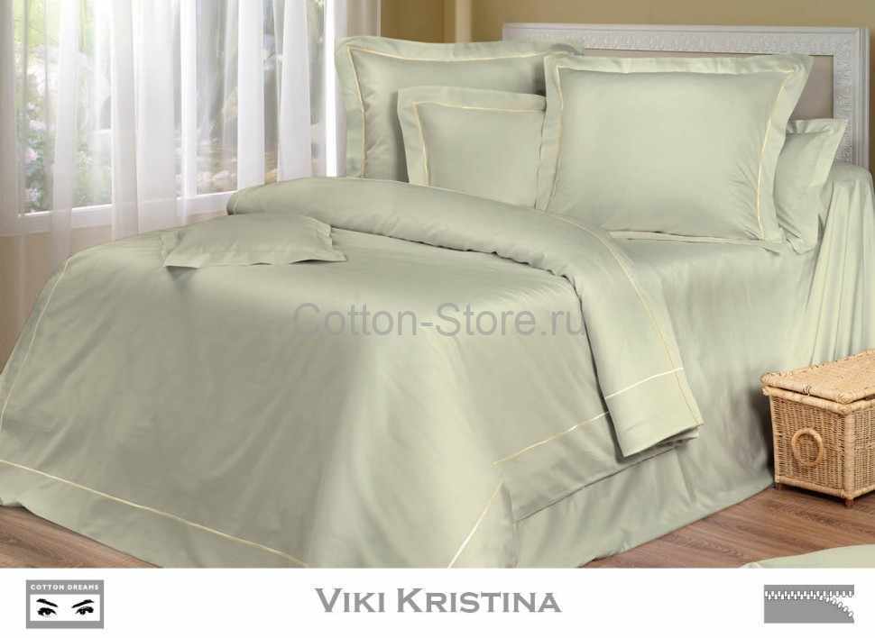 Постельное белье COTTON DREAMS дизайн "VIKI KRISTINA" семейный комплект, коллекция PHILOSOPHY Премиум сатин 400 нитей