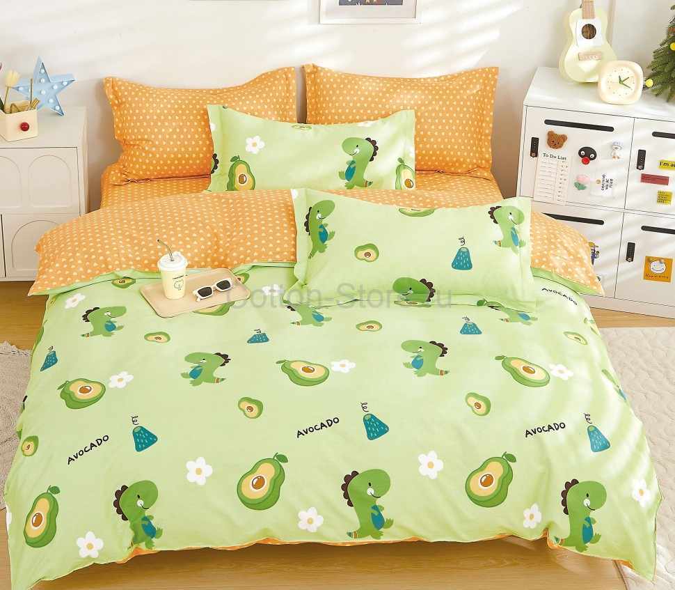 Постельное белье COTTON DREAMS дизайн "PICCOLO" 1.5 спальный комплект твилл-сатин