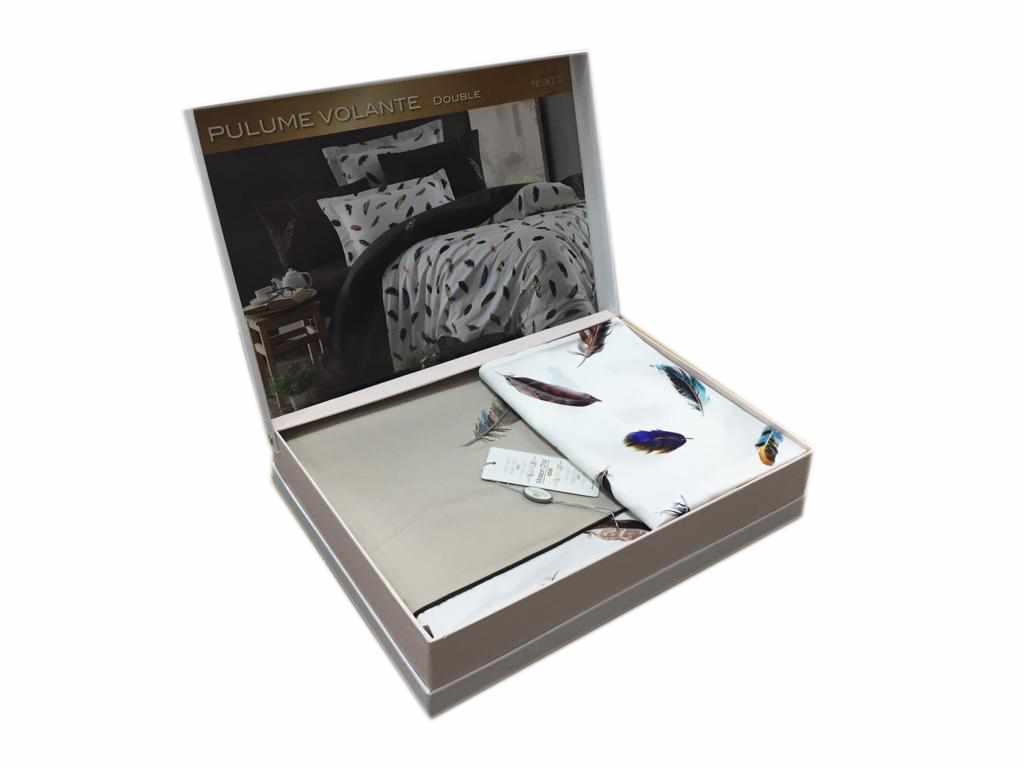 Постельное белье сатин MAISON DOR VOLANTE беж евро комплект