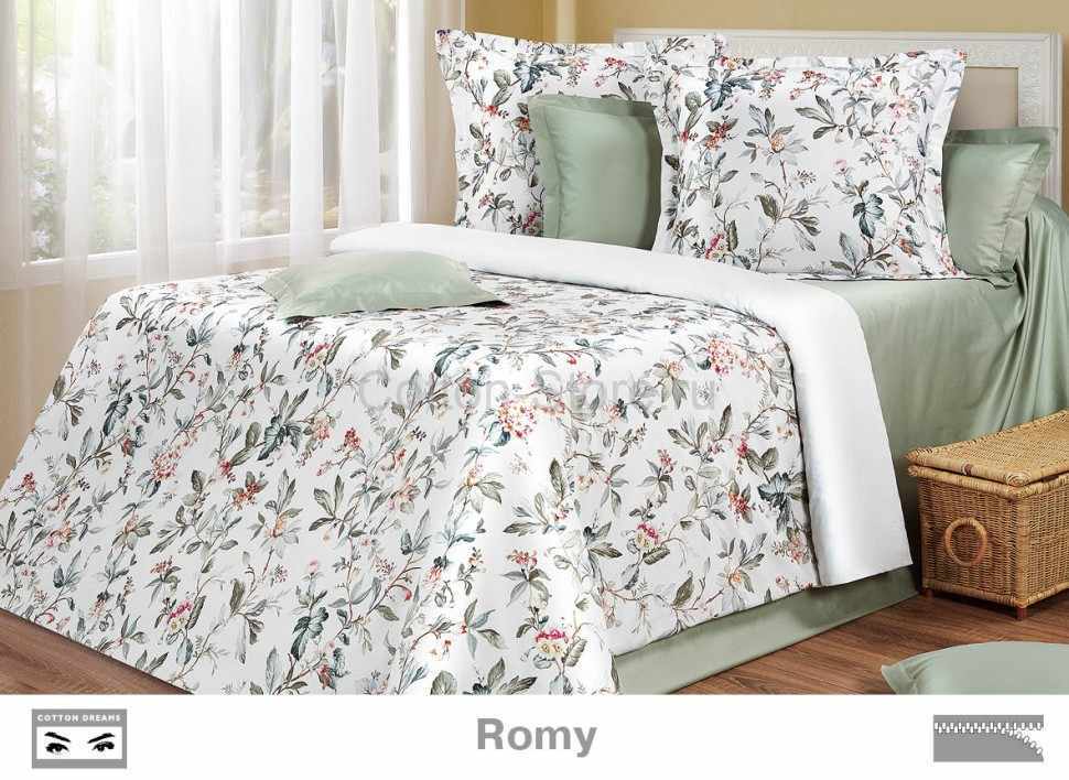 Постельное белье COTTON DREAMS дизайн "ROMY" евро комплект, коллекция Премиата