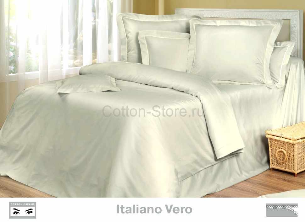 Постельное белье COTTON DREAMS дизайн "ITALIANO VERO" семейный комплект, коллекция Премиата